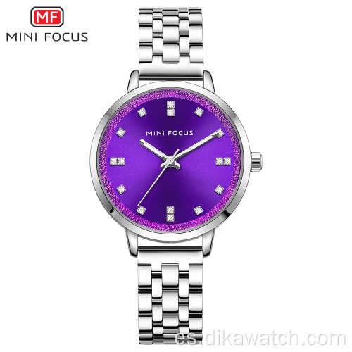 Reloj de mujer de moda de lujo de marca MINI FOCUS